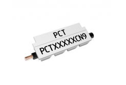 Partex PCT10012CN9, 1,2-1,8mm, 12mm, fehér, 1400db, folyamatos csíptethető jelölők