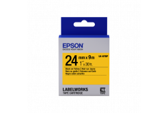 Epson LabelWorks LK-6YBP C53S656005 24mm x 9m, fekete nyomtatás / pasztell sárga alapon, eredeti szalag