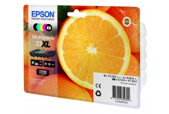 Epson T33XL C13T33574011 színes (CMYK) eredeti tintapatron