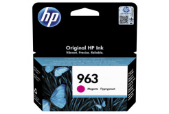 HP eredeti tintapatron 3JA24AE#301, HP 963, magenta, blistr, 700 oldal, 10.77ml, HP Officejet Pro 9010, 9012, 9014, 9015, 9016, 9019/P