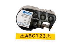 Brady M4C-750-595-YL-BK / 170832, 19.05 mm x 7.62 m, vinil, fekete nyomtatás / sárga alapon