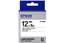 Epson LabelWorks LK-4WBN C53S654021 12mm x 9m, fekete nyomtatás / fehér alapon, eredeti szalag