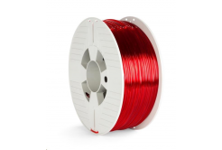 VERBATIM 3D Printer Filament PET-G 2.85mm, 123m, 1kg red transparent