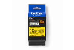 Brother TZ-S631 / TZe-S631 Pro Tape, 12mm x 8m, fekete nyomtatás/sárga alapon, eredeti szalag