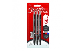 Sharpie 2136596, gél toll S-Gel, színkeverék, 3db, 0.7mm