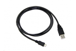 Kabel C-TECH CB-USB2M-20B USB 2.0 AM/Micro, 2m, černý