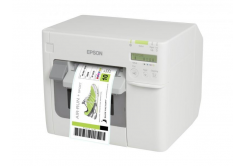 Epson ColorWordb C3500 C31CD54012CD, színes címkenyomtató, cutter, disp., USB, Ethernet, NiceLabel, white