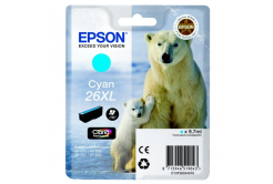 Epson T26324012, T263240, 26XL cián (cyan) eredeti tintapatron