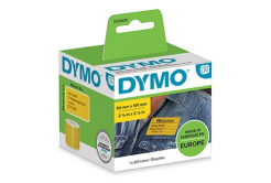 Dymo papír címkék 101mm x 54mm, sárga, 220 db, 2133400