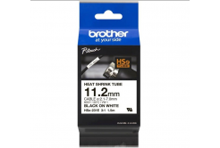 Brother HSe-231E Pro Tape, 11.2 mm x 1.5 m, fekete nyomtatás / fehér alapon , eredeti szalag