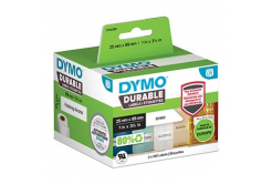 Dymo polipropilén címkék 89mm x 25mm, fehér, 2x350 db, 2112285