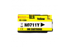 Utángyártott tintapatron a HP 711 CZ132A sárga (yellow)