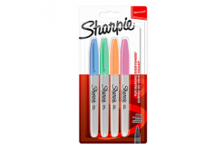Sharpie 2065402, marker Fine, színkeverék, 4db, 0.9mm, állandó, blistr