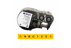 Brady M4C-750-584-YL / 170812, 19.05 mm x 6.10 m, műanyag, fekete nyomtatás / sárga alapon