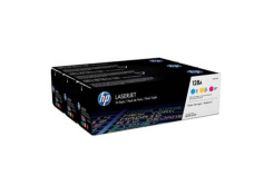 HP 128A CF371AM, cián/bíborvörös/sárga (cyan/magenta/yellow) eredeti toner