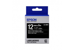 Epson LabelWorks LK-4BWV C53S654009 12mm x 9m, fehér nyomtatás / fekete alapon, eredeti szalag