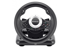 Volant Defender TURBO PRO, 10tl., USB, černý, s pedály, PS3,PS4,PC,Xbox One,Xbox Series X/S,Nintendo Switc