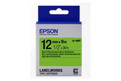 Epson LabelWorks LK-4GBF C53S654018 12mm x 9m, fekete nyomtatás / zöld alapon, fluoreszkáló, eredeti szalag