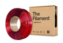 "The Filament" by Spectrum TF-24069, ReFill PETG, 1.75mm, TRANSPARENT RED, 1kg