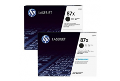 HP 87X CF287XD fekete (black) dualpack eredeti toner