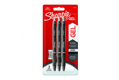Sharpie 2136598, gél toll S-Gel, fekete, 3db, 0.7mm