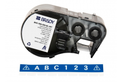 Brady M4C-500-595-BL-WT / 170813, 12.70 mm x 7.62 m, vinil, fehér nyomtatás / kék alapon