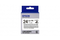 Epson LabelWorks LK-6WBVS C53S656022 24mm x 8m, fekete nyomtatás / fehér alapon, önlamináló, eredeti szalag