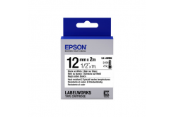 Epson LabelWorks LK-4WBH C53S654025 12mm x 2m, fekete nyomtatás / fehér alapon, magas hőmérsékletnek ellenálló, eredeti szalag