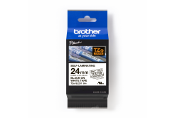 Brother TZ-SL251 / TZe-SL251 Pro Tape, 24mm x 8m, fekete nyomtatás / fehér alapon, eredeti szalag