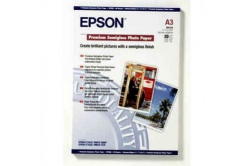 Epson S041334 Premium Semigloss Photo Paper, fotópapírok, polofényes, fehér, Stylus Photo 1290, 2100, A3, 