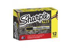 Sharpie S0945720, marker Metal Barrels, fekete, 12db, 1mm, állandó, small bullet