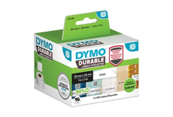 Dymo polipropilén címkék 25mm x 25mm, fehér, multifunkcionális, 2x850 db, 2112286