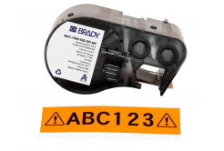 Brady M4C-1000-595-OR-BK / 170835, 25.40 mm x 7.62 m, vinil, fekete nyomtatás / narancs alapon