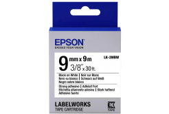 Epson LabelWorks LK-3WBW C53S653007 9mm x 9m, fekete nyomtatás / fehér alapon, erős ragasztó, eredeti szalag