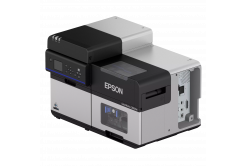 Epson ColorWorks C8000e (bk) C31CL02102BK, színes címkenyomtató, cutter, disp., USB, Ethernet, kit (USB), black, grey